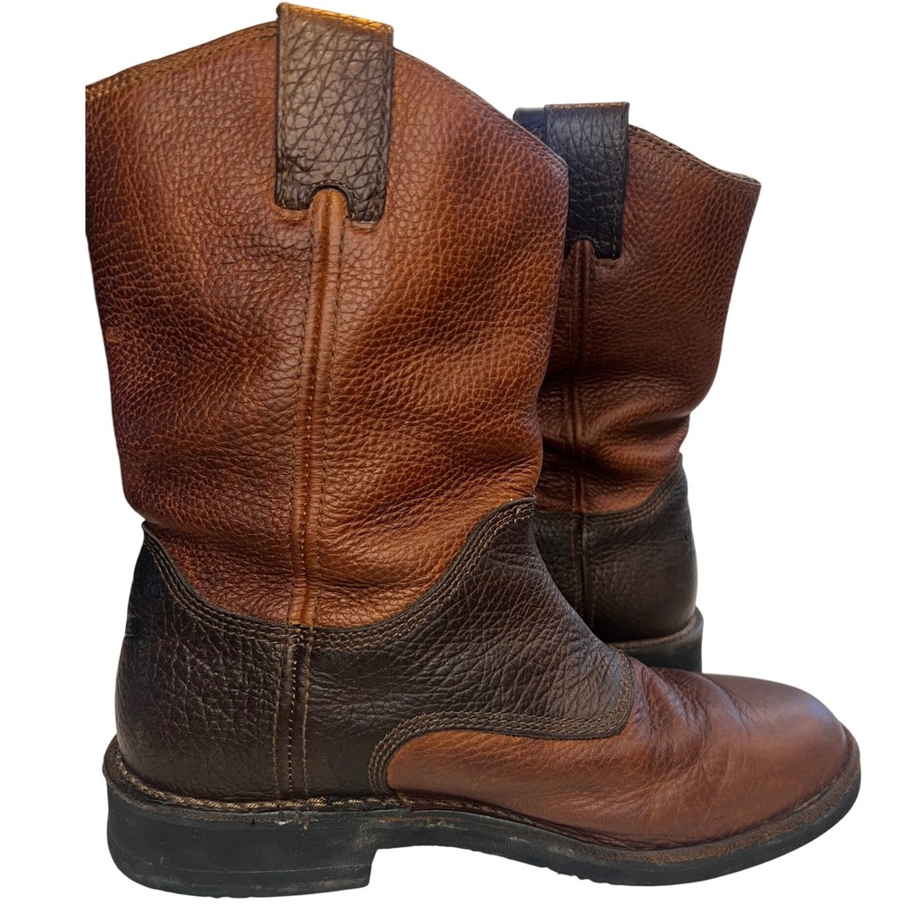 Danner Mens Longhorn Roper Brown Leather GORE-TEX Pull On Work Boots Size 9